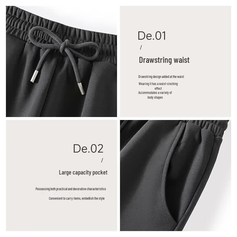 MJ STYLE Women's Loose Fit Curved Leg Sports Pants