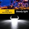 6 LED Car License Plate Light Bright Tag Lamp for Truck SUV RV Trailer Van 12V White Exterior License Plate Light Automotive Car