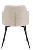 Ilsa CHAIR WITH ARMRESTS beige high backrest