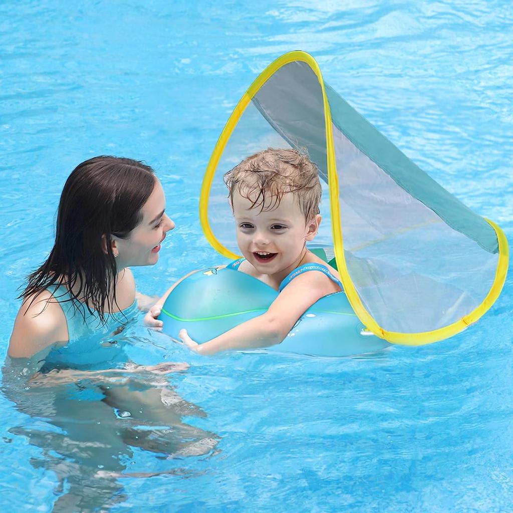 Baby UV Abnehmbares Baby Sommer Outdoor Sommer Hitzeschutz Schwimmer, Fuß-In Schwimmer, Schutz, SPF50+, Sonnencreme, Sonnenschirm, Schwimmer, Strand, Waren, Spielen,