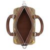 Coach Track 18 Classic Logo Banana Print Faux Leather Handheld Shoulder Crossbody Bag Small Unisex Bags Brown CR246-SVNM9