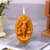 3D DIY Jesus Egg Candle Silicone Mold Virgin Mary Easter Egg Resin Mould Easter Egg Gypsum Molds Home Decor