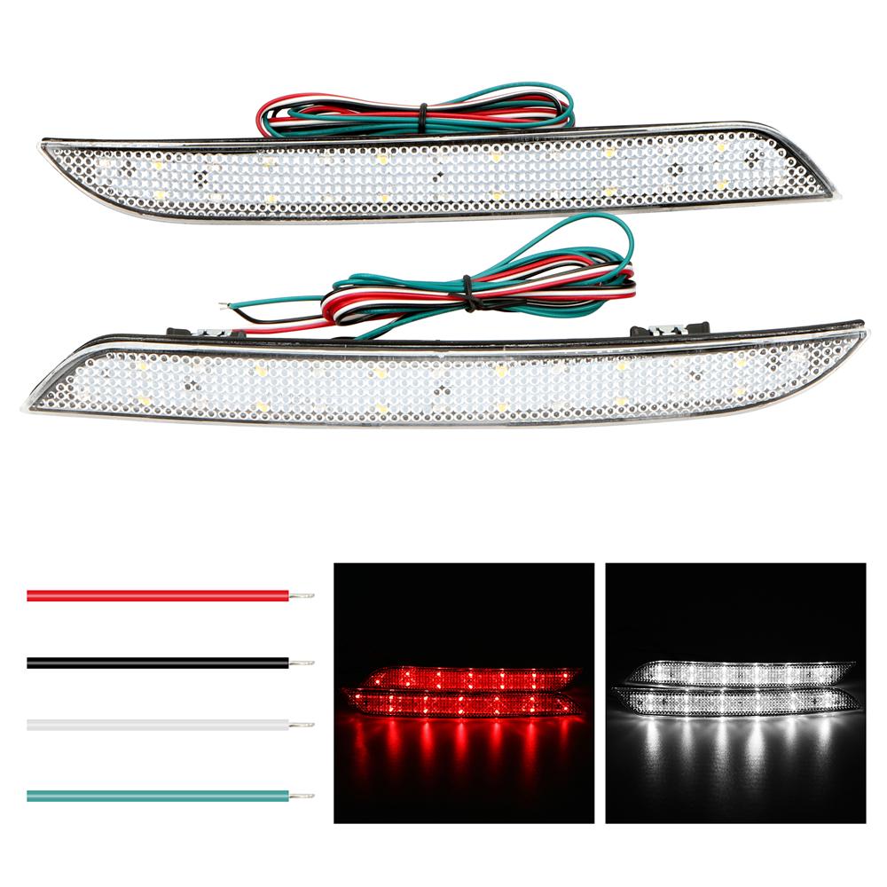 Car LED Rear Bumper Reflector Brake Lights Canbus Tail Stop Lamps for BMW F10 F11 F18 2009-2014
