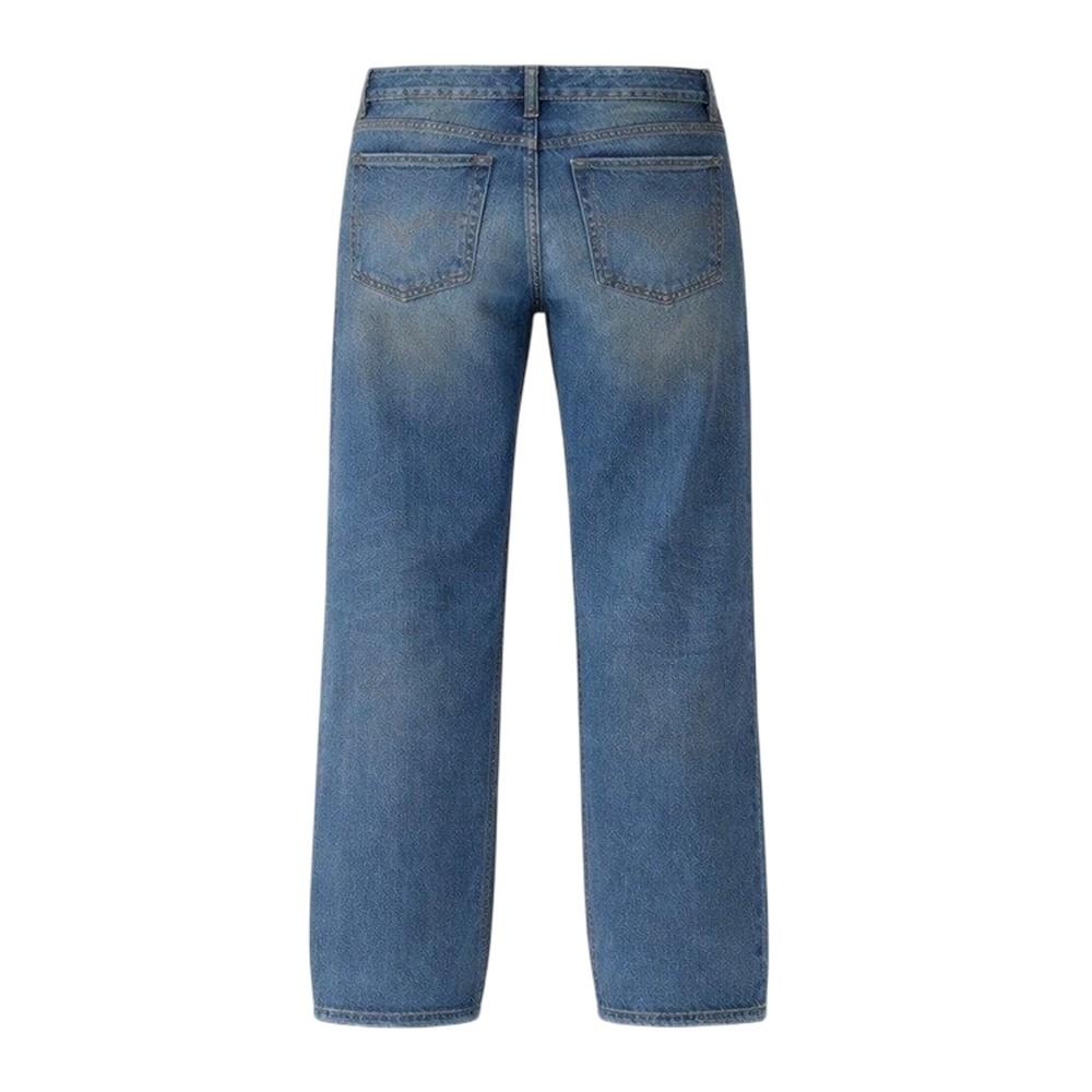 Firetrap Mens Denim Ripped Straight Jeans