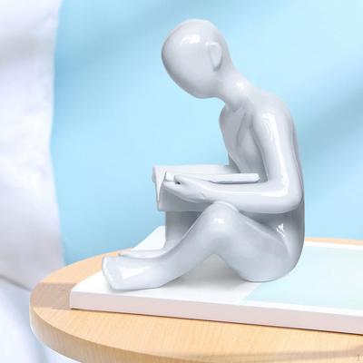 Sammlerfiguren, Einzigartige kleine Statuen und Skulpturen Dekorationen für Zimmer, Schreibtisch, Buch