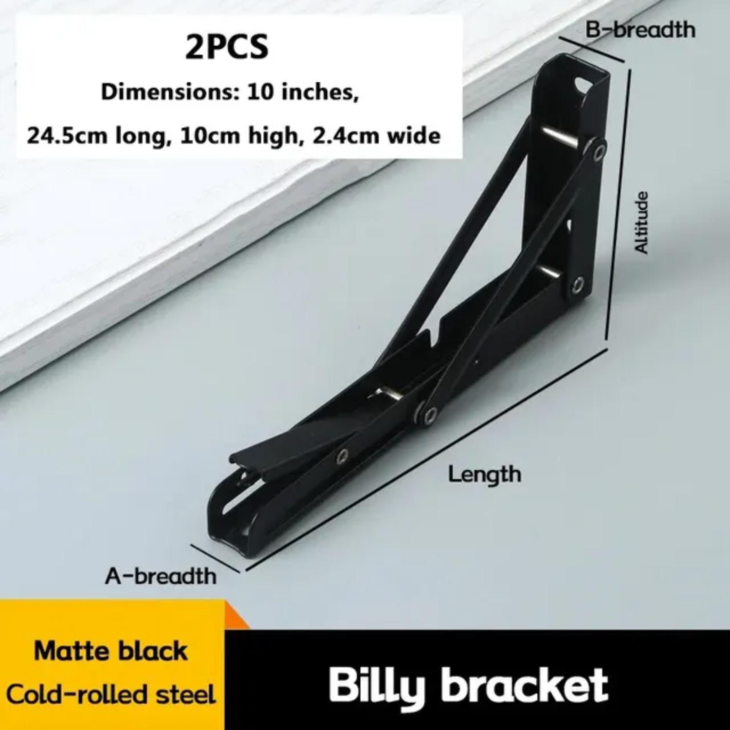 

2 шт. складной кронштейн бельгийская треугольная рама настенная верхняя пластина опора прямоугольный металлический несущий кронштейн 10 inch