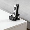 Zwei-Fächer-Fernbedienungs-Aufbewahrungsregal Kreativer Anti-Rutsch-Schreibtisch-Organizer Stabile Basis Home-Office-Fernbedienungshalter
