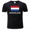 Netherlands Nederland Socceres Jerseyes Tracksuit Nation Holland Flag Dutch NL Many Color Tops Fashion Unisex Tee-shirt Brand