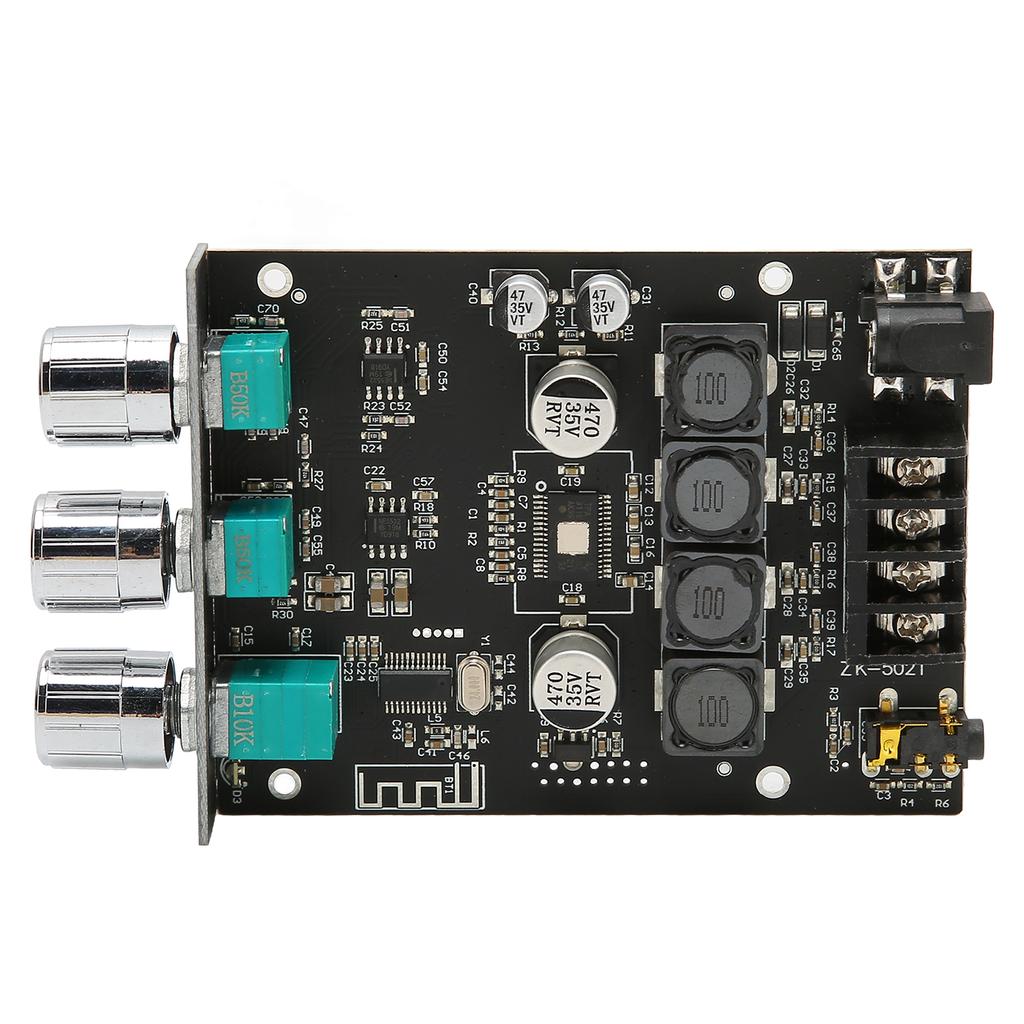 Bluetooth Amplifier Module 2 Channel High Power Digital AUX Sound Amp Receiver Board for Bass Treble