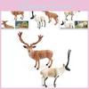 Realistic Plastic Forest Animal Model Set Featuring Antelope And Deer Educational Toys For Kids