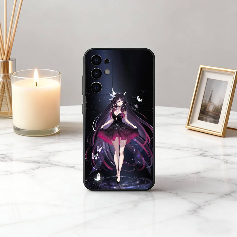 G-Genshin l-Impact Girl C-columbina-gic Phone Case For Samsung S25,S24,S21,S22,S23,S30,Ultra,S20,Plus,Soft Silicone Black Cover