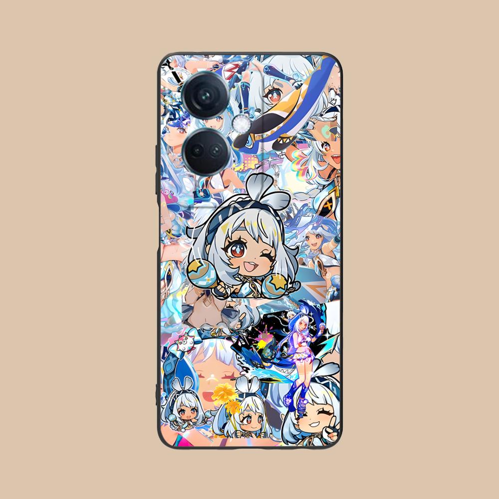 Spiel GI Mualani Mattes TPU-Handyhülle für OPPO Reno 14 13 12 11 10 9 8 7 6 5 F T Pro 5G Bunte Druckabdeckung