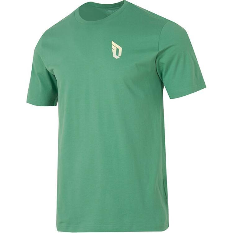 adidas Damian Lillard Foundation T-shirt Asia Sizing Green Men s IY3728 S