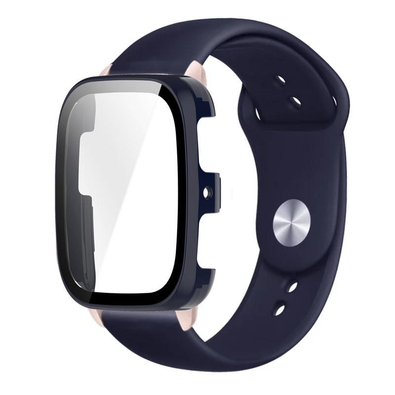 Smartwatch Silicone Watchband and PC Protect Case for Amazfit Active 2 Square Sport Bracelet