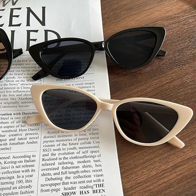 Retro Cat Eye Women Sunglasses Pink Premium Sun Glasses Men Sun Protection Fashion Eyewear Luxury Design Uv400
