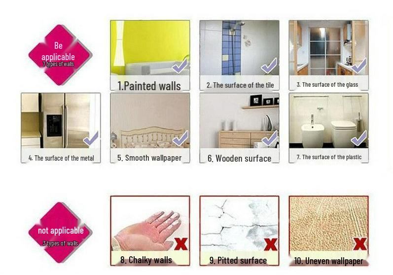 3D Sun-Shaped Acrylic Mirror Wall Sticker - Self-Adhesive Decorative Accent for Bedroom and Living Room