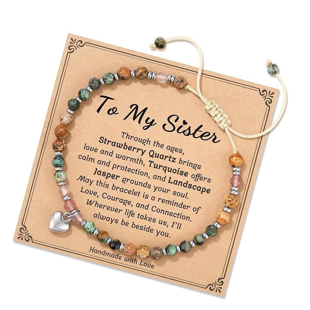 Trendy Natural Stone Bracelet Adjustable Wristchain Fashionable Wristband Accessory for Everyday Wear and Event