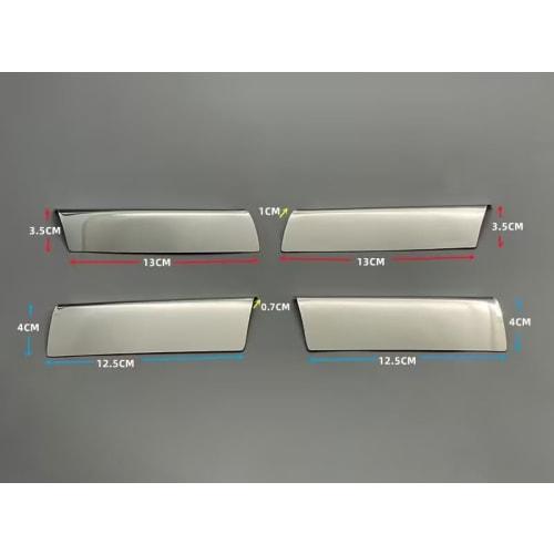 OKAYOHINN Nissan Note E13 Front Grill Garnish Bumper Protector Garnish Bumper Guard Protector Accessory Exterior Parts Stainless Steel 4PCS [Mirror Pl