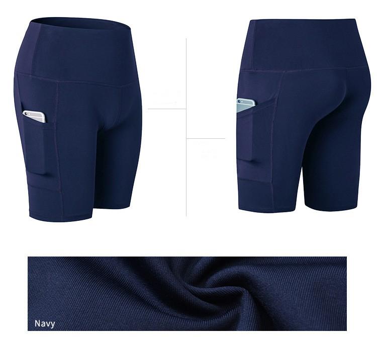 Women's Yoga Shorts High Waist Quick Dry Running Sweatpants with Pockets