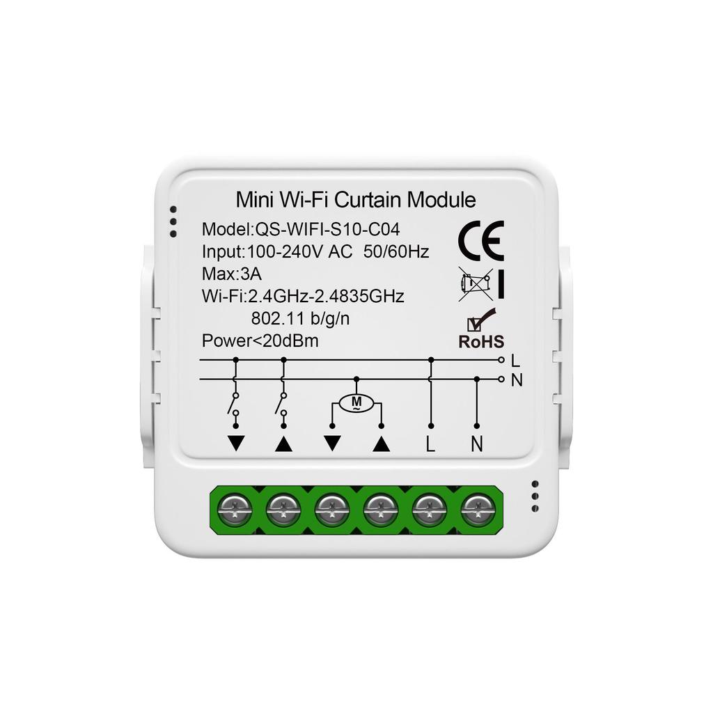 Tuya Smart Mini WiFi Curtain Relay Switch for Blinds
