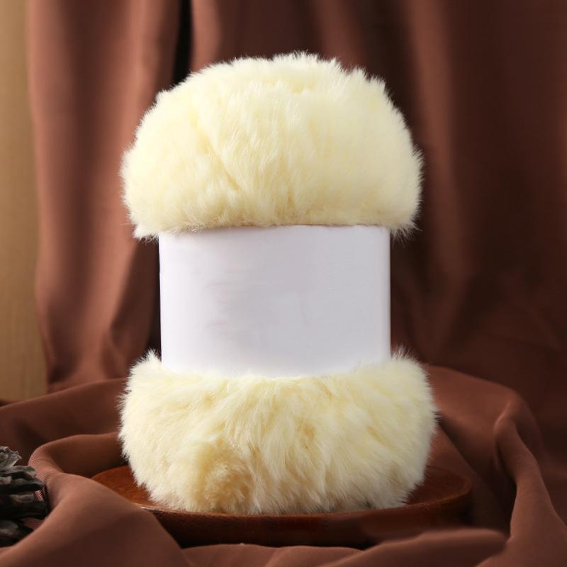 Wool Circle Solid Color Yarn Hand Woven Diy Scarf Hat Sweater Medium Thick Merino Wool Thread Soft And Comfortable Fluffy