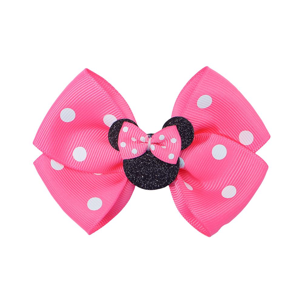 2 Stück/Los Baby Mädchen Hübsche Polka Dot Schleife Haarspangen für Haare Kinder Cartoon Haarnadeln Boutique Kleid Haarschmuck Geschenkset