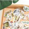 Journamm 45pcs Ins Mini Boxed Stickers DIY Scrapbooking Collage Supplies Creative Decor Stationery Sealing Aesthetics Stickers