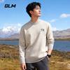 GLM Men's Fleece-Lined Mock Neck Pullover Sweater
