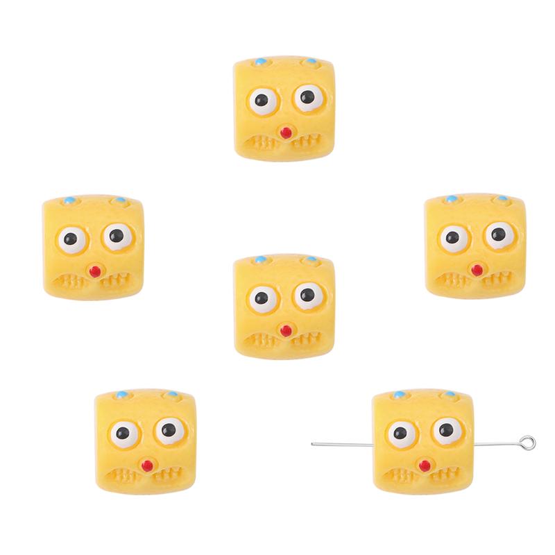 

Бусины из смолы Подвески для ювелирных изделий DIY Ожерелье Браслет Аксессуары жёлтый