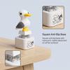 Portachiavi Pulsante Gabbiano con Luce LED Suono Reale Tastiera per Adulti Portachiavi Clicky Per Bambini Adulti Regalo