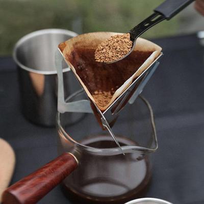 Portable Foldable Coffee Filter Stainless Steel Easy Clean Reusable Coffee Funnel Paperless Pour Over Holder Coffee Dripper