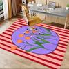 1pc Tulips Easter Area Rug Soft Flannel Floor Mat for Living Room, Bedroom and Carpet, Sofa Coffee Table Floor Mat, Decorative Rug q10