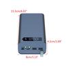 Contenitore per Batterie a 12 Scomparti Supporto Staccabile per Power Bank per Custodia Fai da Te per Guscio Porta Batterie Dual USB 18650 per Custodia