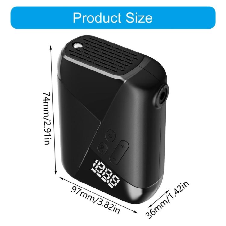 Road Bike Tire Inflator Motorcycle Airs Pump 150PSI Electric Tire Inflator Pump Rechargeable Electric Bicycles Pump