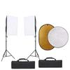Vidaxl Kit de Estudio con Lámparas y Reflectores