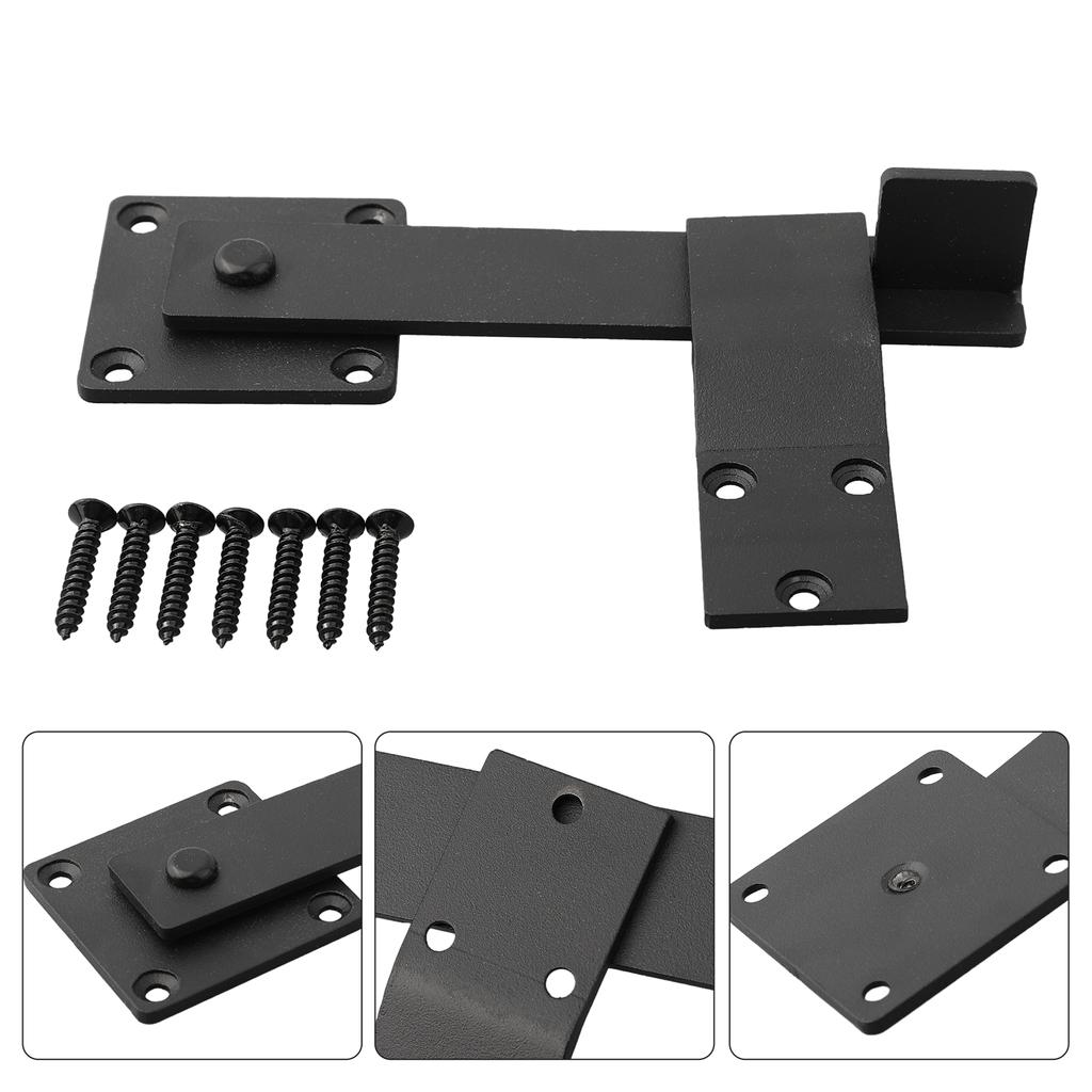 Barn Door Latch 5.5 Inch Lock Buckle Farm Revolving Fence Door Latch 5.5-inch Locking Bolt Sliding Door Latch Lock Hardware