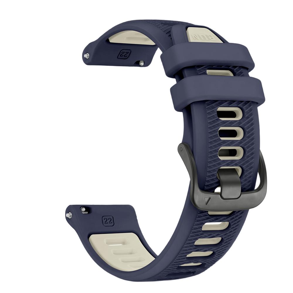Two-tone Silicone Watch Strap For Garmin Forerunner 265 255 Music 570 47mm/Venu 4 3 2 45mm/Vivoactive 4 Watch SmartWatch bands