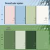 Thickened B5 Retro Eye-Protecting Ruled Notebook with Simple Stitching for Students.