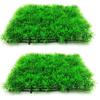 Artificial Green Grass Plant Lawn Turf Aquatic Aquarium Fish Tank Decor Fake Moss Aquarium Ornaments Aquarium Supplies 25x25cm