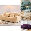 Wrinkle Resistant Easy Fit Sofa Slipcover Thick Plush Velvet Protector For All Sizes