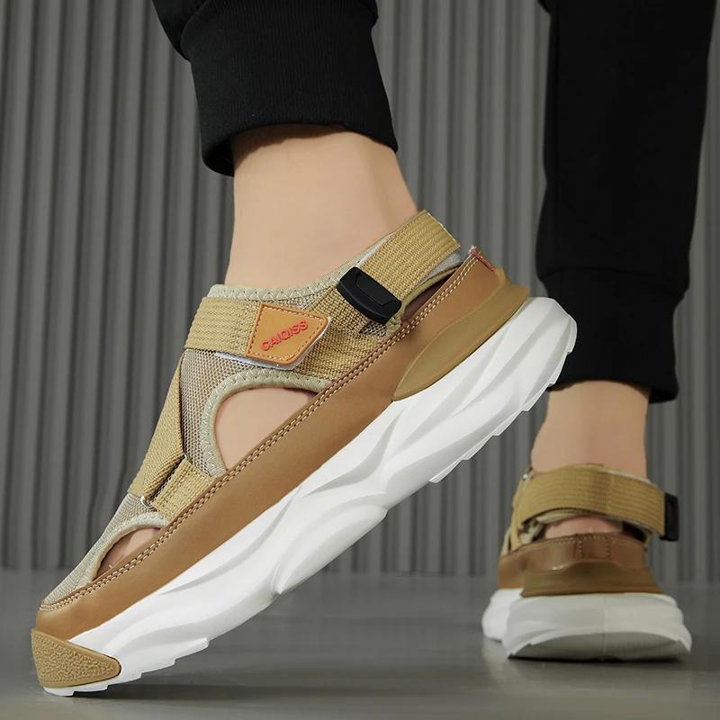 Fashion Summer Men Sandals Mens Casual Shoes Outdoor Brand Male Man Sandals for Men Beach Luxury Designer Platform Sandals Shoes