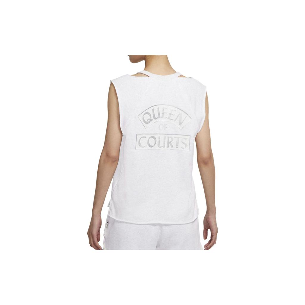 Nike Standard Issue Letter Print Training Sleeveless T-Shirt White CZ7222-051