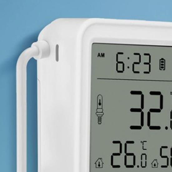 WiFi Temperature Humidity Sensor with External Probe APP Monitoring Smart Home Hygrometer Plants Aquarium Winery Digital Humidity Gauge Meter