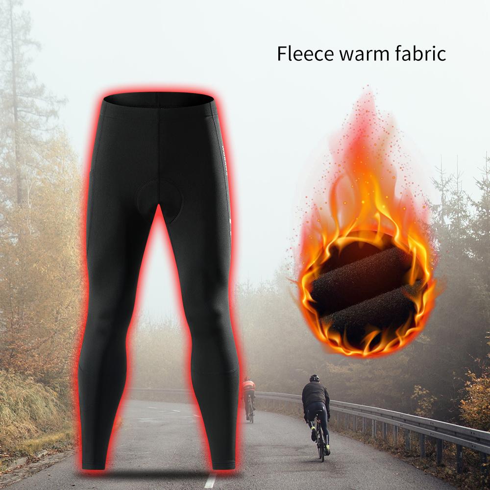 Cycling Sets WOSAWE Mens Winter Thermal Jacket Pants Gel Padded