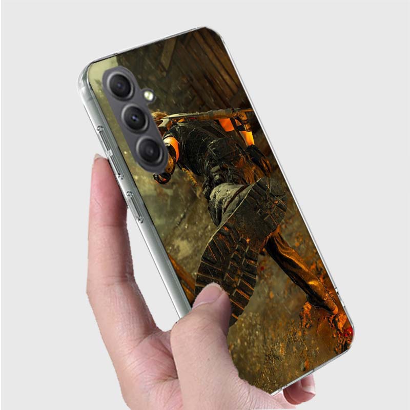Leon Kennedy Resident Evil 4 Phone For Samsung A15 A25 A35 A55 A71 A51 Galaxy S9 S8 S10E A41 A31 A11 M12 M32 M30S M51 M52 J8 J6