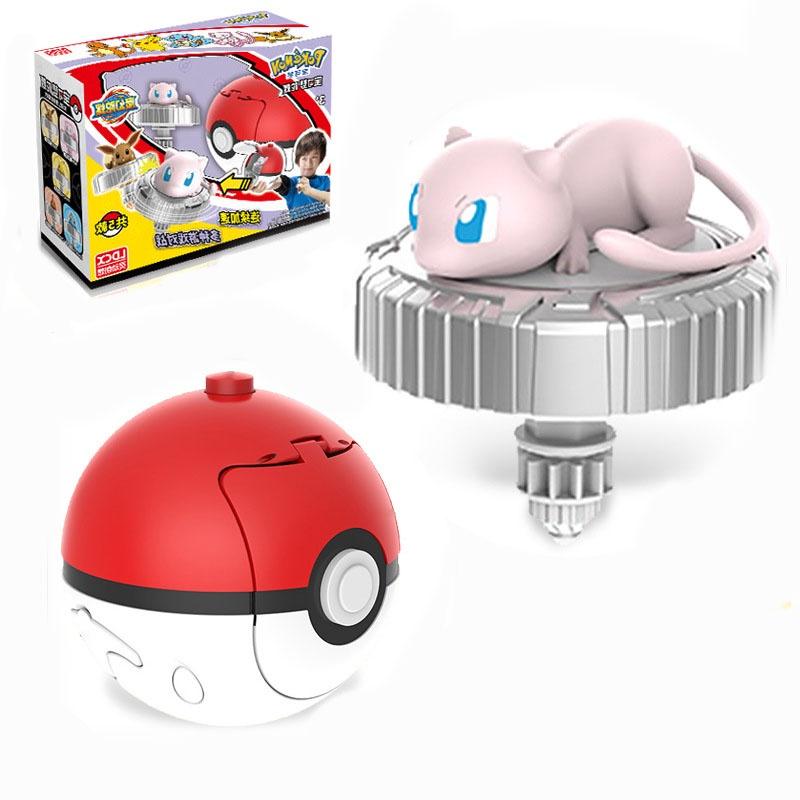 Pokemon Transforming Toy Pikachu Charmander Spinning Battle Gyro