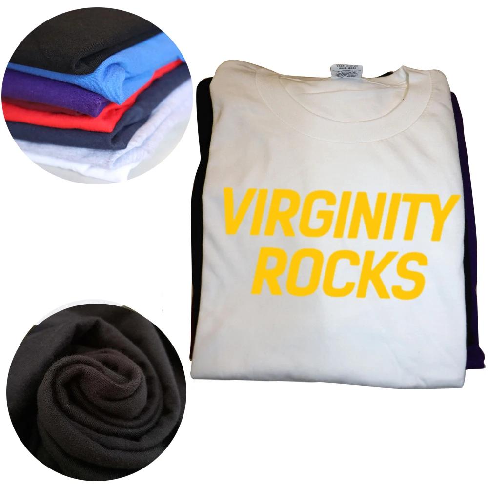 Funny Virginity Rocks Graphic Tshirt Men Women Oversized T-shirts Haven't Lost My Virginity Because I Never Lose Meme T Shirt