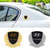 Car Side Window Badge for Hyundai I30 Tucson Solaris IX35 Sonata Encino Verna Elantra Azera Rear Trunk Diamond Crystal Sticker AG3
