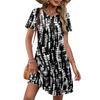 Dresses For Women Short Sleeve O Neck Casual Dresses Waist Maternity Dress With Pockets