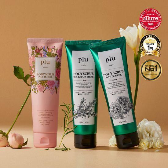 Plu Body Scrub 200g (Choose 1 of 5 types)